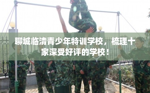 聊城临清青少年特训学校，梳理十家深受好评的学校！