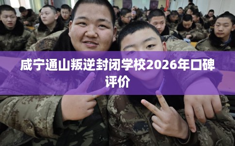 咸宁通山叛逆封闭学校2026年口碑评价