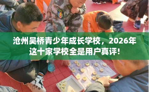 沧州吴桥青少年成长学校，2026年这十家学校全是用户真评!
