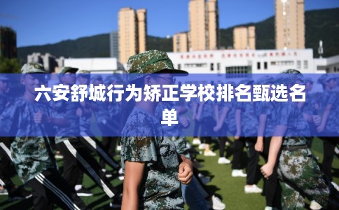 六安舒城行为矫正学校排名甄选名单