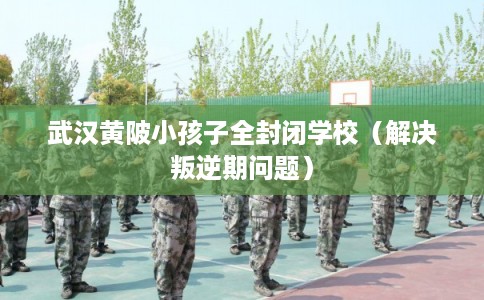武汉黄陂小孩子全封闭学校(解决叛逆期问题) 武汉黄陂小孩子全封闭学校(解决叛逆期问题)