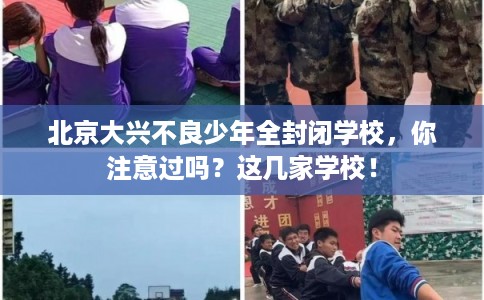 北京大兴不良少年全封闭学校，你注意过吗？这几家学校！