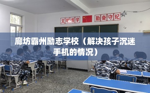 廊坊霸州励志学校（解决孩子沉迷手机的情况）