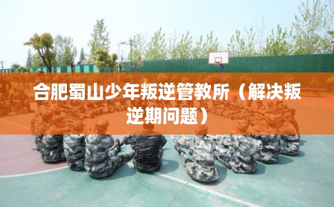 合肥蜀山少年叛逆管教所（解决叛逆期问题）