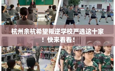 杭州余杭希望叛逆学校严选这十家！快来看看！