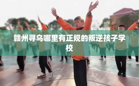 赣州寻乌哪里有正规的叛逆孩子学校