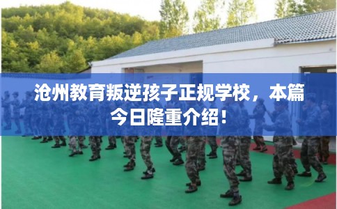 沧州教育叛逆孩子正规学校，本篇今日隆重介绍！