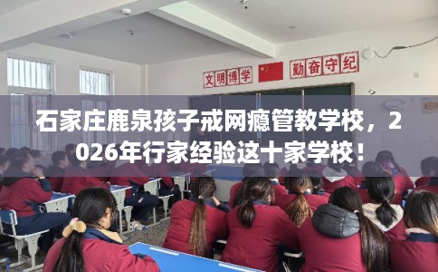 石家庄鹿泉孩子戒网瘾管教学校，2026年行家经验这十家学校！