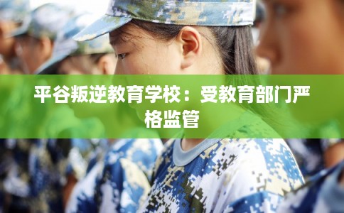 平谷叛逆教育学校：受教育部门严格监管