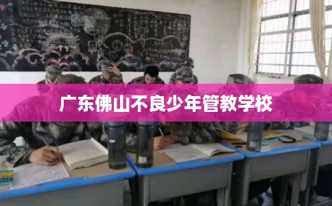 广东佛山不良少年管教学校