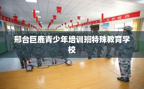 邢台巨鹿青少年培训班特殊教育学校