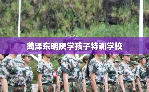 菏泽东明厌学孩子特训学校 菏泽东明厌学孩子特训学校