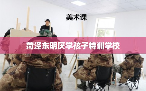 菏泽东明厌学孩子特训学校