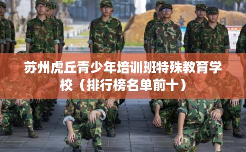 苏州虎丘青少年培训班特殊教育学校（排行榜名单前十）