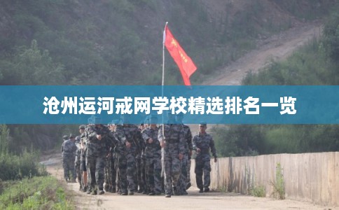 沧州运河戒网学校精选排名一览
