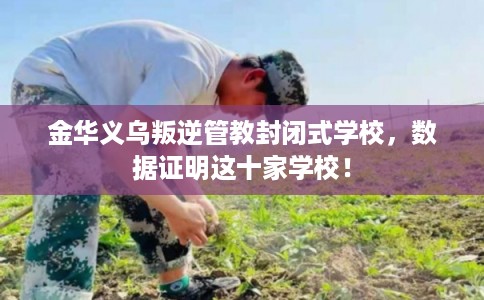 金华义乌叛逆管教封闭式学校，数据证明这十家学校！
