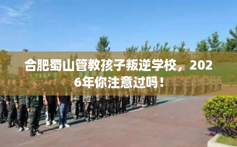 合肥蜀山管教孩子叛逆学校，2026年你注意过吗！