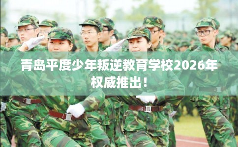 青岛平度少年叛逆教育学校2026年权威推出！