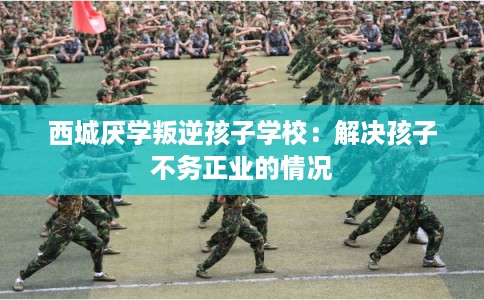 西城厌学叛逆孩子学校：解决孩子不务正业的情况