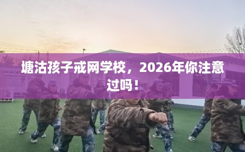 塘沽孩子戒网学校，2026年你注意过吗！