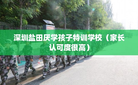 深圳盐田厌学孩子特训学校（家长认可度很高）