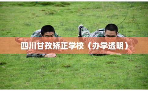 四川甘孜矫正学校（办学透明）