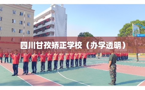 四川甘孜矫正学校（办学透明）