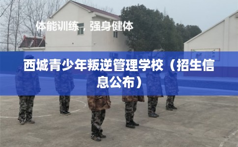 西城青少年叛逆管理学校(招生信息公布) 西城青少年叛逆管理学校(招生信息公布)