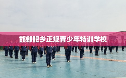 邯郸肥乡正规青少年特训学校