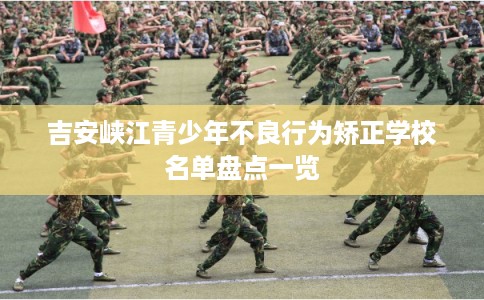 吉安峡江青少年不良行为矫正学校名单盘点一览 吉安峡江青少年不良行为矫正学校名单盘点一览