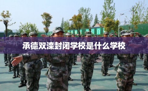 承德双滦封闭学校是什么学校