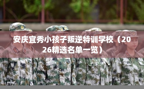 安庆宜秀小孩子叛逆特训学校（2026精选名单一览）