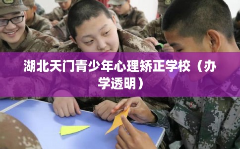 湖北天门青少年心理矫正学校（办学透明）