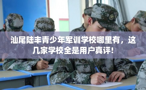 汕尾陆丰青少年军训学校哪里有，这几家学校全是用户真评!