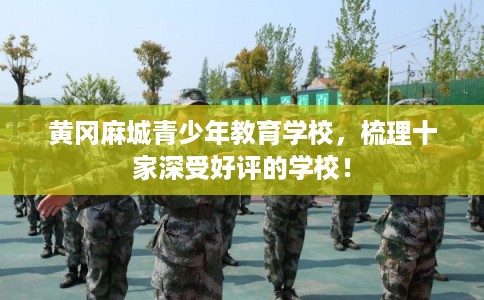 黄冈麻城青少年教育学校，梳理十家深受好评的学校！