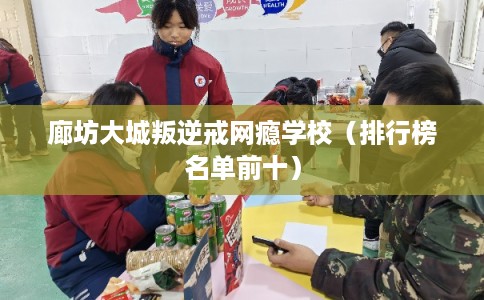 廊坊大城叛逆戒网瘾学校（排行榜名单前十）