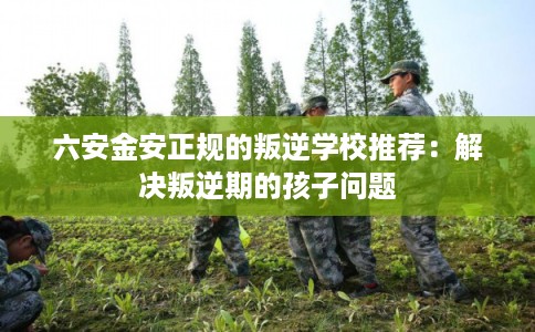 六安金安正规的叛逆学校推荐：解决叛逆期的孩子问题