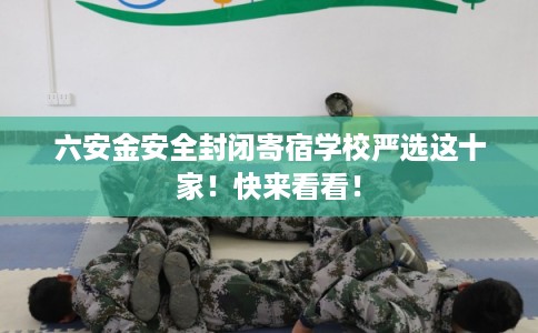 六安金安全封闭寄宿学校严选这十家！快来看看！