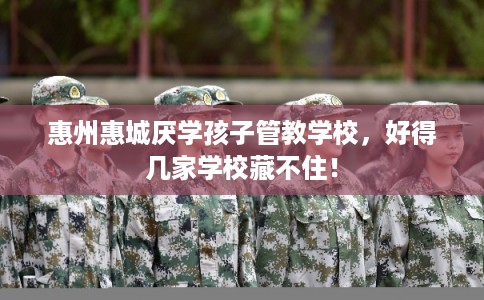 惠州惠城厌学孩子管教学校,好得几家学校藏不住! 惠州惠城厌学孩子管教学校,好得几家学校藏不住!
