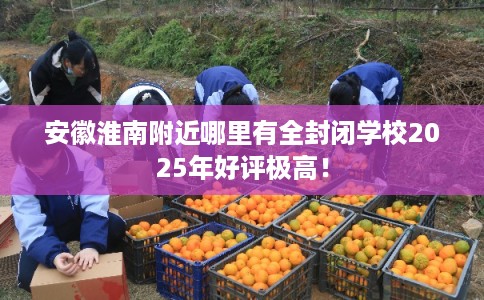 安徽淮南附近哪里有全封闭学校2025年好评极高！