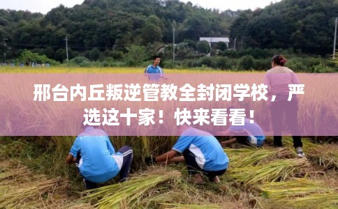 邢台内丘叛逆管教全封闭学校，严选这十家！快来看看！