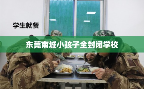 东莞南城小孩子全封闭学校