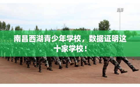 南昌西湖青少年学校，数据证明这十家学校！