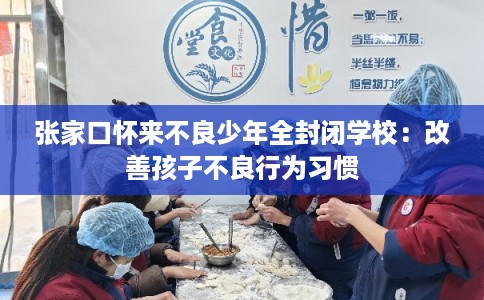 张家口怀来不良少年全封闭学校：改善孩子不良行为习惯