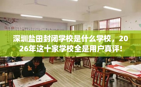 深圳盐田封闭学校是什么学校，2026年这十家学校全是用户真评!