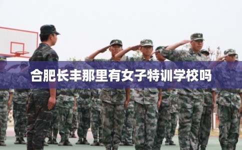 合肥长丰那里有女子特训学校吗