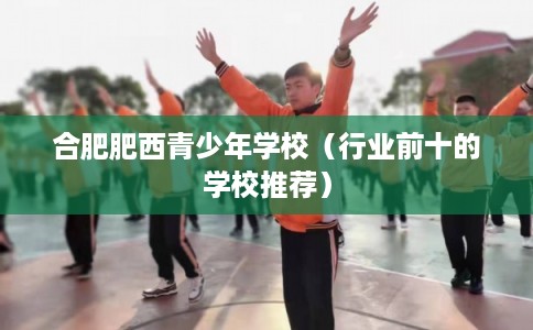 合肥肥西青少年学校（行业前十的学校推荐）