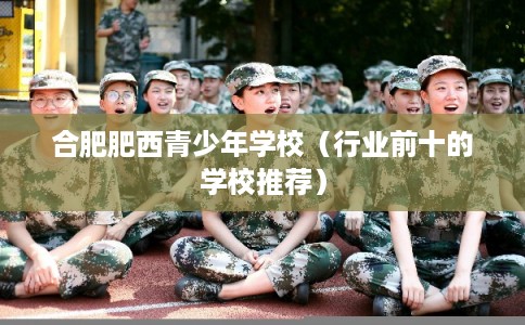 合肥肥西青少年学校（行业前十的学校推荐）