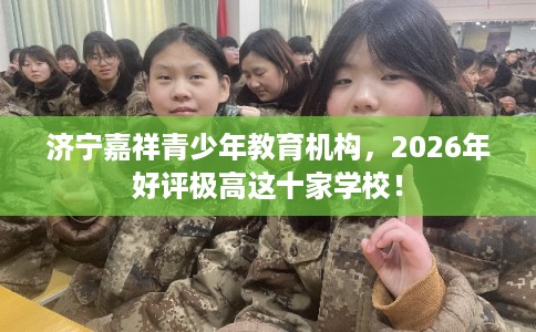 济宁嘉祥青少年教育机构，2026年好评极高这十家学校！