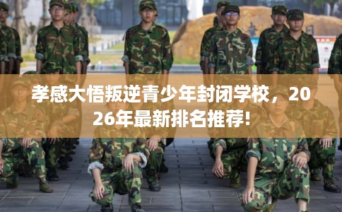 孝感大悟叛逆青少年封闭学校，2026年最新排名推荐!
